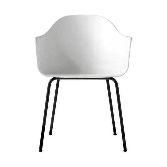 Audo Copenhagen Harbour eetkamerstoel White black steel
