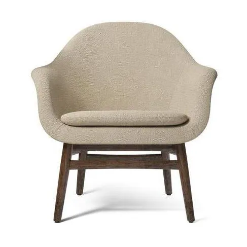 Audo Copenhagen Harbour fauteuil gestoffeerd Bouclé 02 dark stained oak