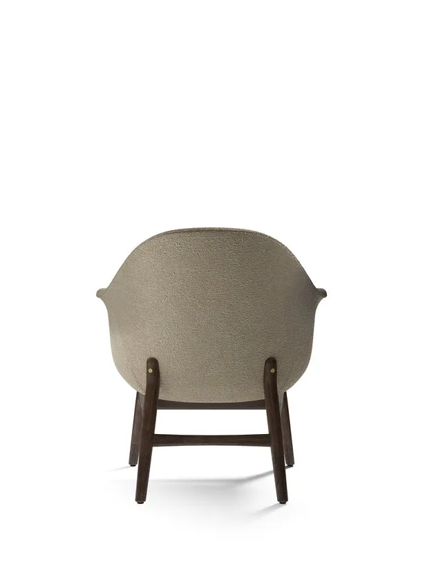 Audo Copenhagen Harbour fauteuil gestoffeerd Bouclé 02 dark stained oak