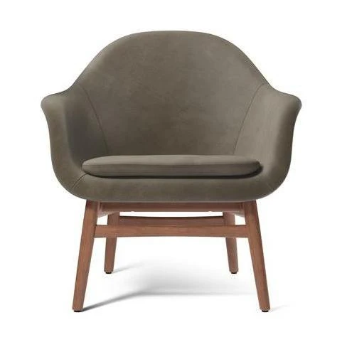 Audo Copenhagen Harbour fauteuil gestoffeerd Dakar 0311 walnoot