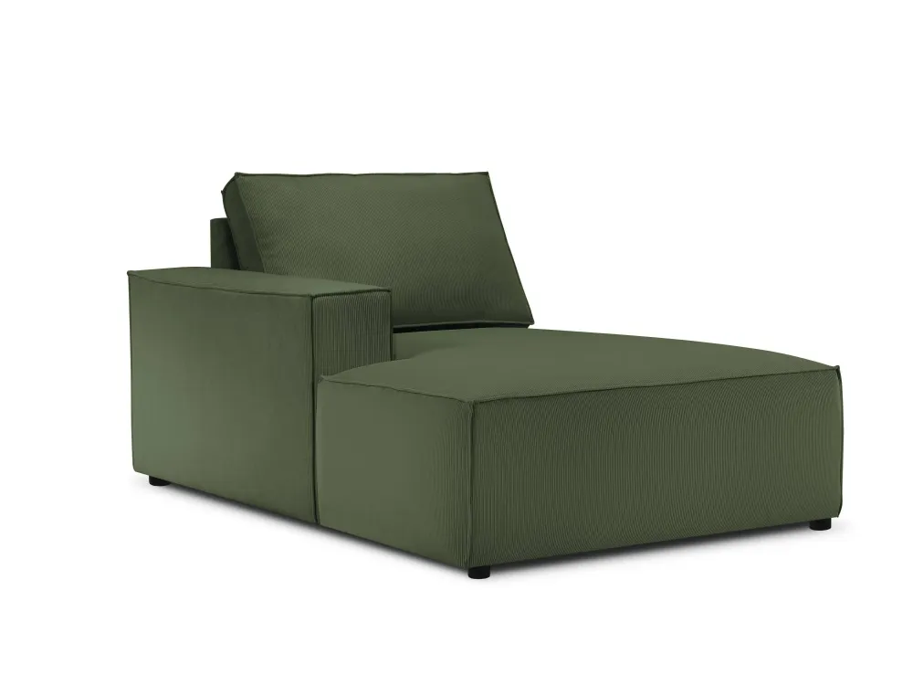 Chaise Longue Carlo links ribstof Beso Lux Group