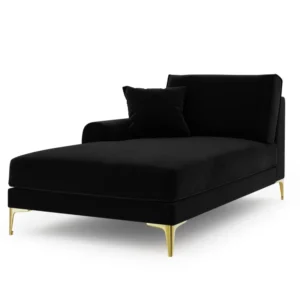Chaise longue Madara links velvet Beso Lux Group