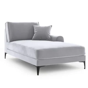 Chaise longue Madara rechts velvet Beso Lux Group