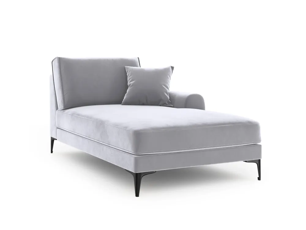 Chaise longue Madara rechts velvet Beso Lux Group