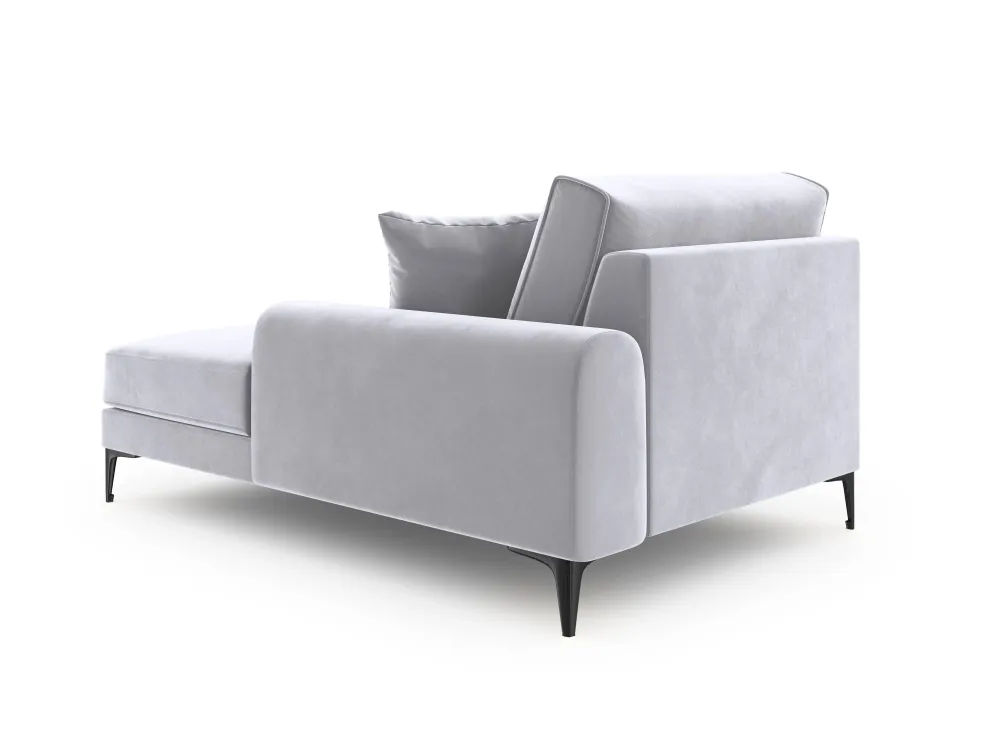 Chaise longue Madara rechts velvet Beso Lux Group
