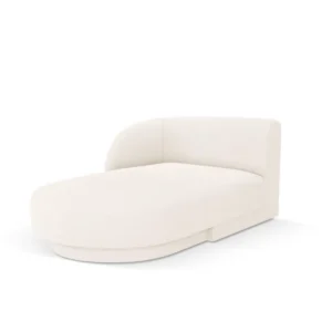 Chaise longue Miley links bouclé Beso Lux Group