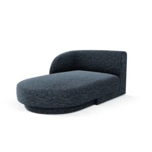 Chaise longue Miley links chenille Beso Lux Group