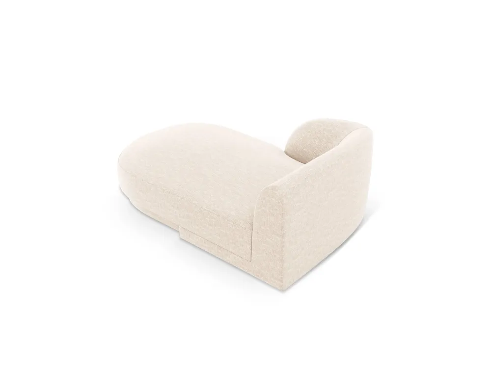 Chaise longue Miley links chenille Beso Lux Group