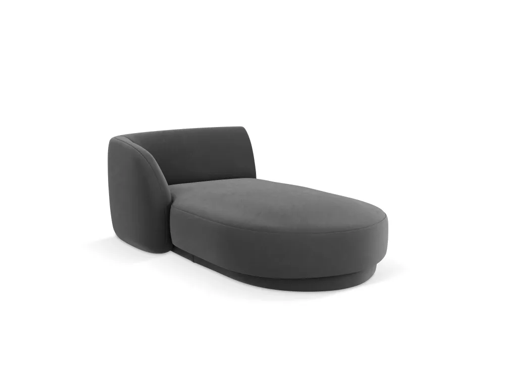 Chaise longue Miley links velvet Beso Lux Group