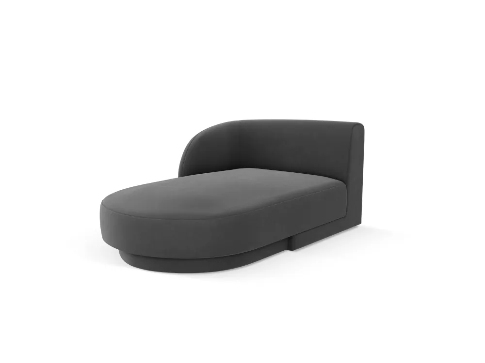 Chaise longue Miley links velvet Beso Lux Group