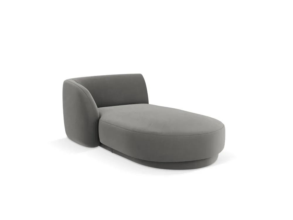 Chaise longue Miley links velvet Beso Lux Group