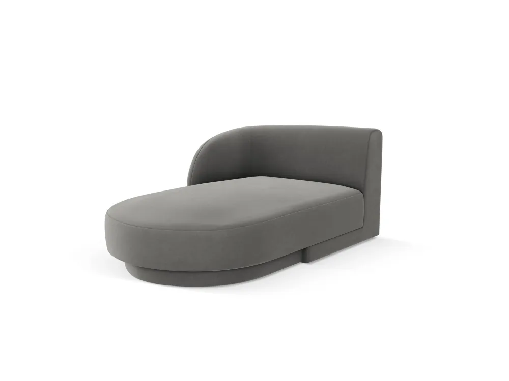Chaise longue Miley links velvet Beso Lux Group
