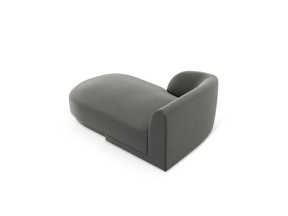 Chaise longue Miley links velvet Beso Lux Group