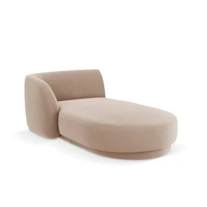 Chaise longue Miley links velvet Beso Lux Group