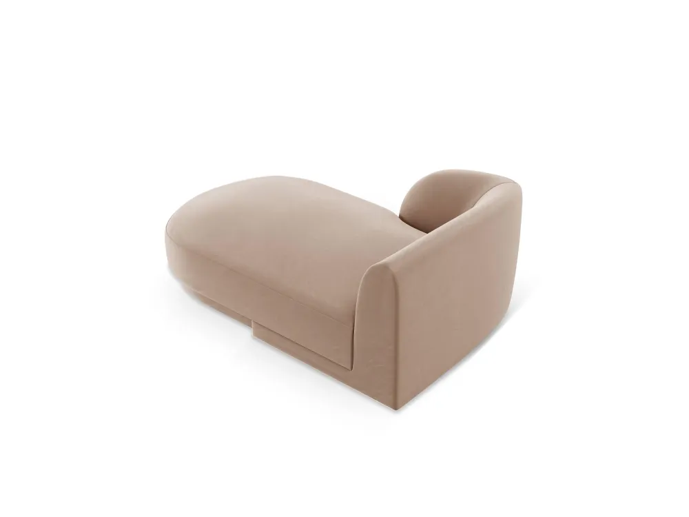 Chaise longue Miley links velvet Beso Lux Group