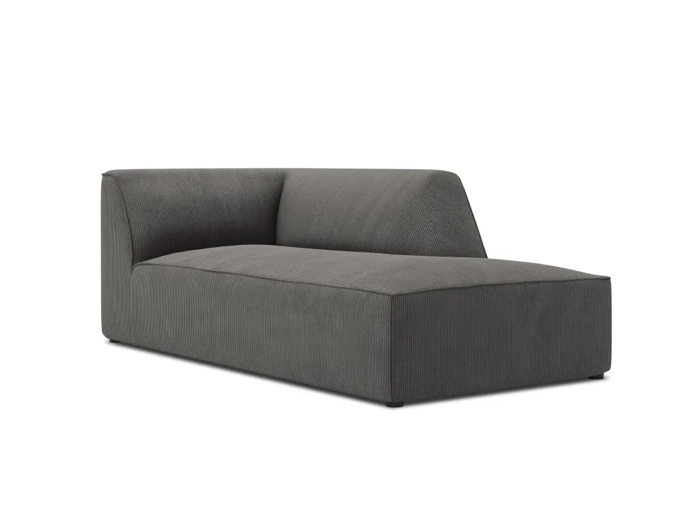Chaise longue rechts Sao ribstof Beso Lux Group
