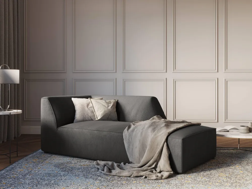 Chaise longue rechts Sao ribstof Beso Lux Group