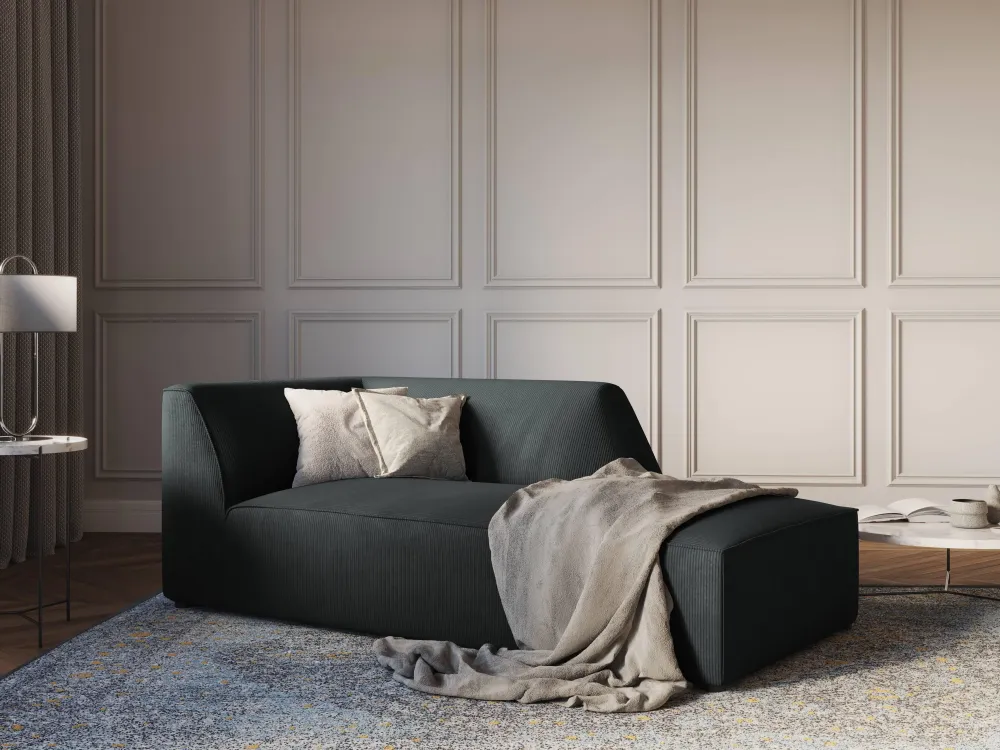 Chaise longue rechts Sao ribstof Beso Lux Group
