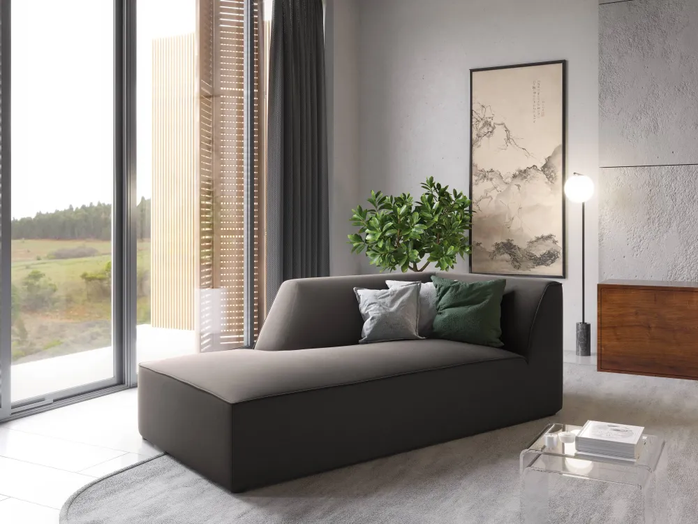 Chaise longue Sao velvet links Beso Lux Group