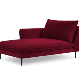 Chaise longue Vienna links velvet Beso Lux Group