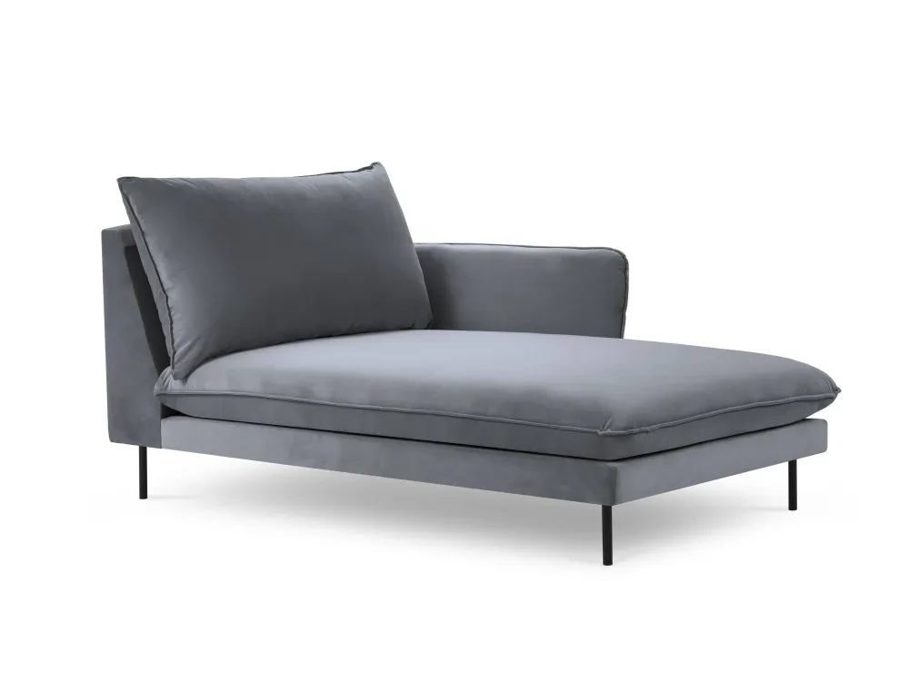 Chaise longue Vienna rechts velvet Beso Lux Group