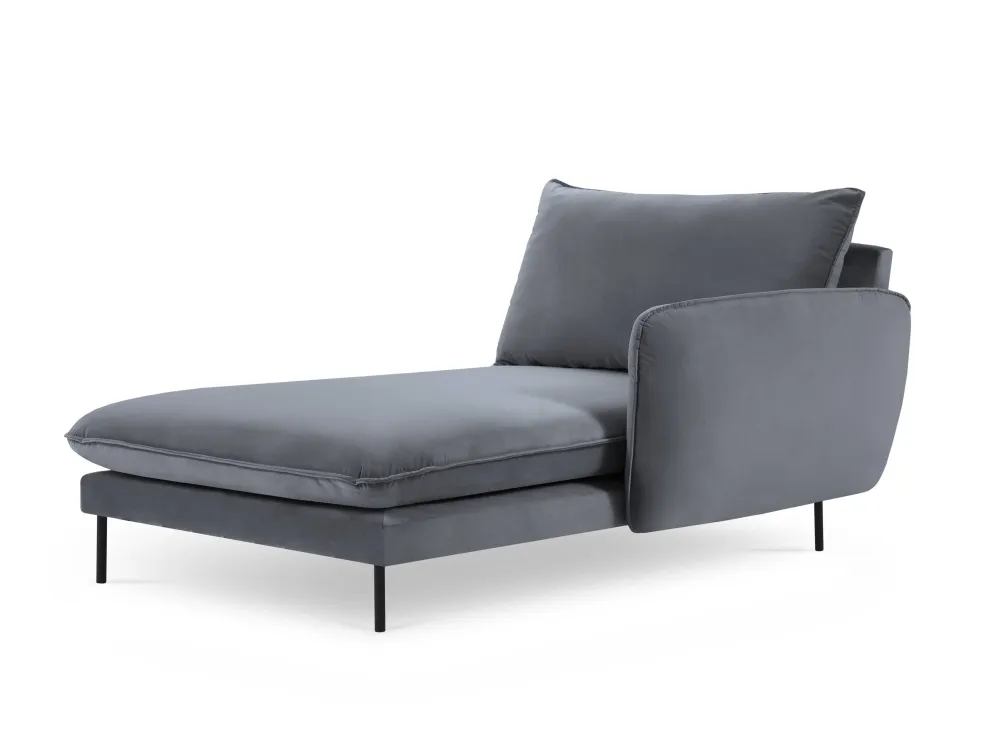 Chaise longue Vienna rechts velvet Beso Lux Group