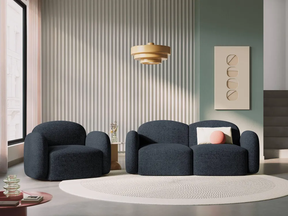 Fauteuil Blair chenille Beso Lux Group