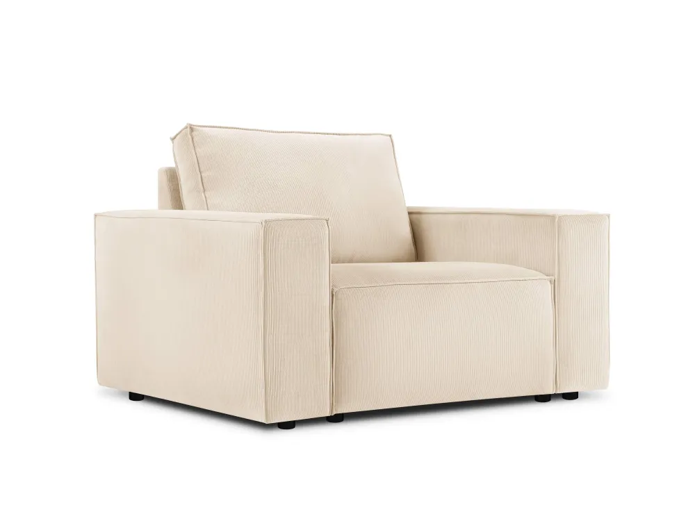 Fauteuil Carlo ribstof Beso Lux Group