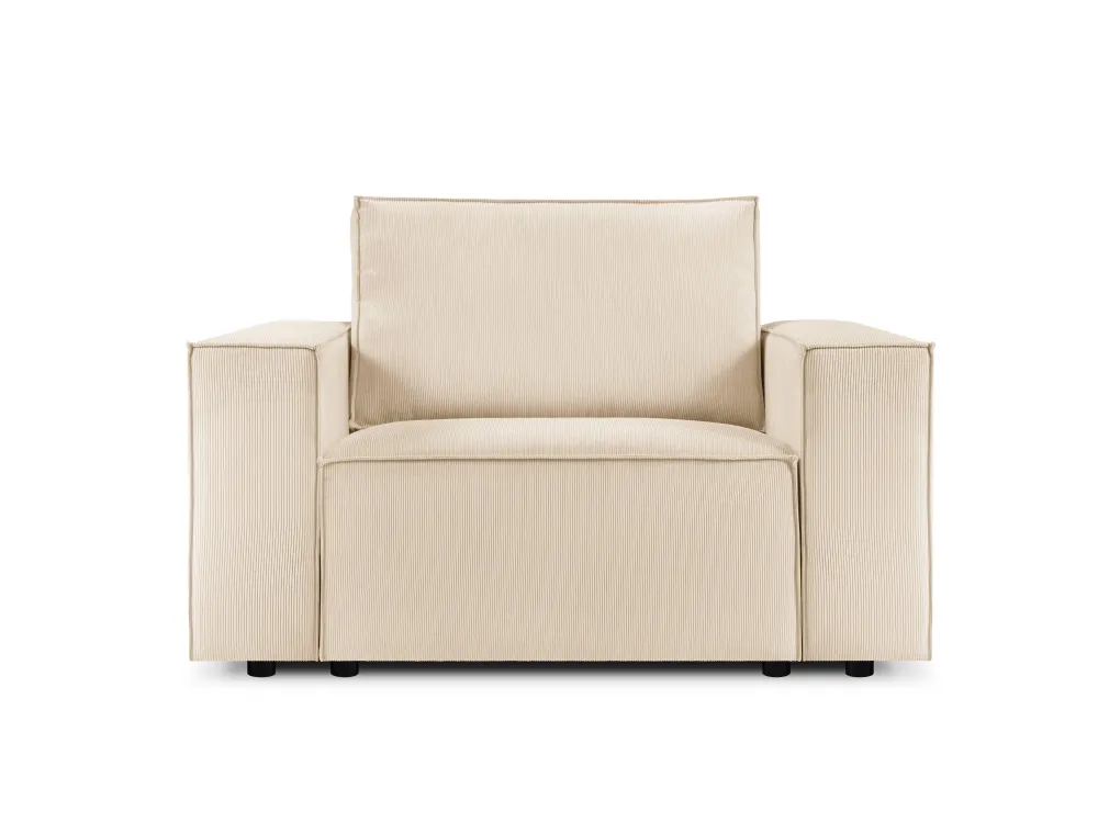 Fauteuil Carlo ribstof Beso Lux Group