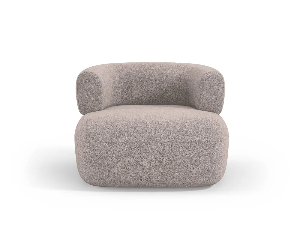Fauteuil Jenny bouclé Beso Lux Group