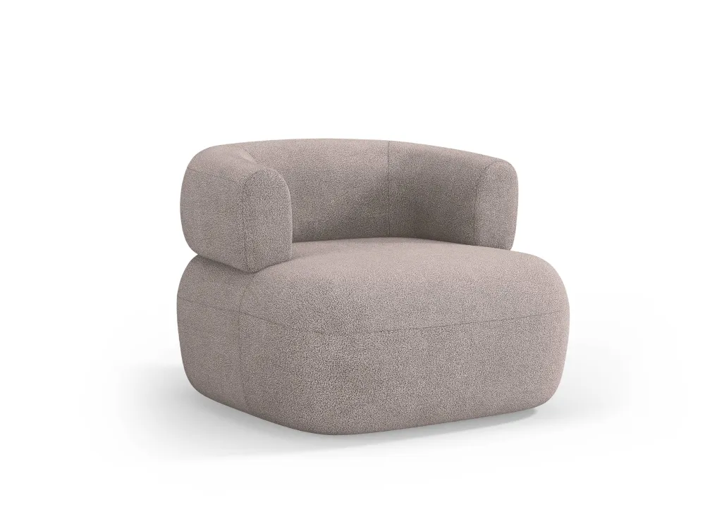 Fauteuil Jenny bouclé Beso Lux Group
