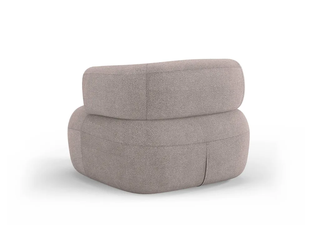 Fauteuil Jenny bouclé Beso Lux Group