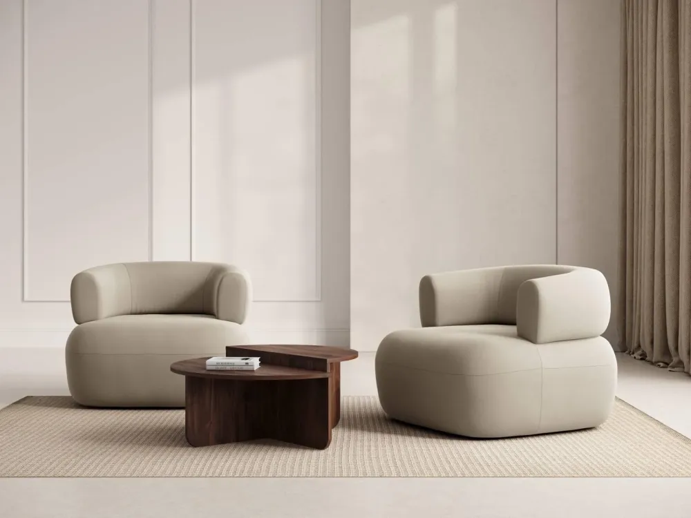 Fauteuil Jenny velvet Beso Lux Group