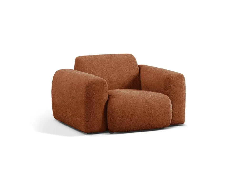 Fauteuil Molino bouclé Beso Lux Group
