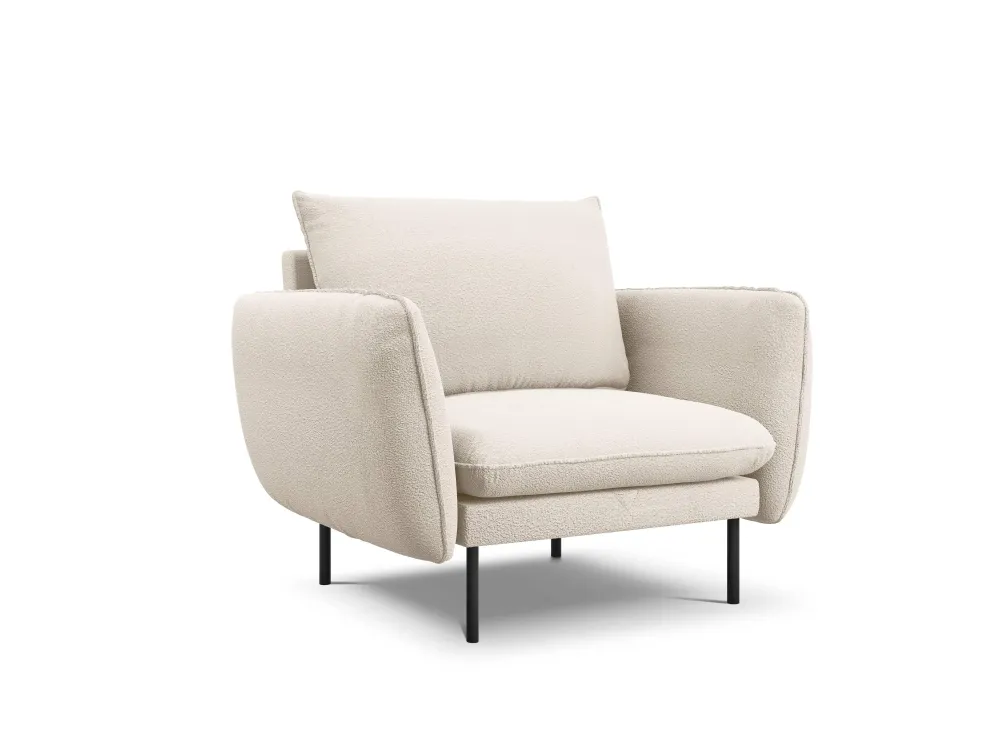 Fauteuil Vienna boucle Beso Lux Group