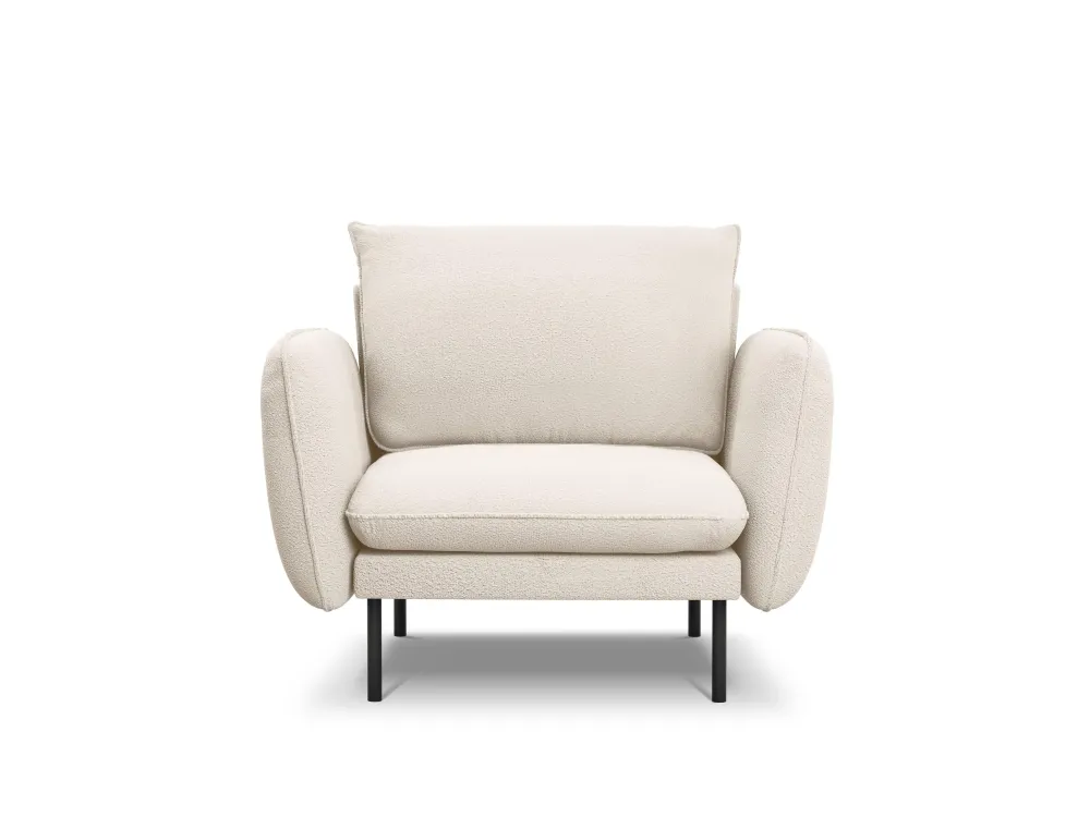 Fauteuil Vienna boucle Beso Lux Group