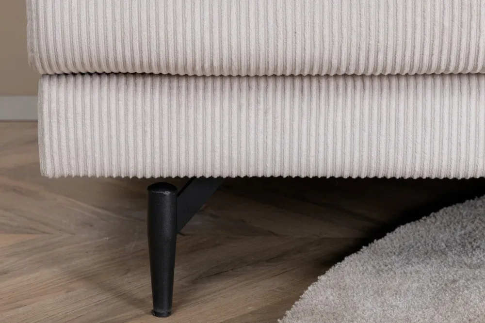 BRAM Fauteuil Matis - Beige Ribstof