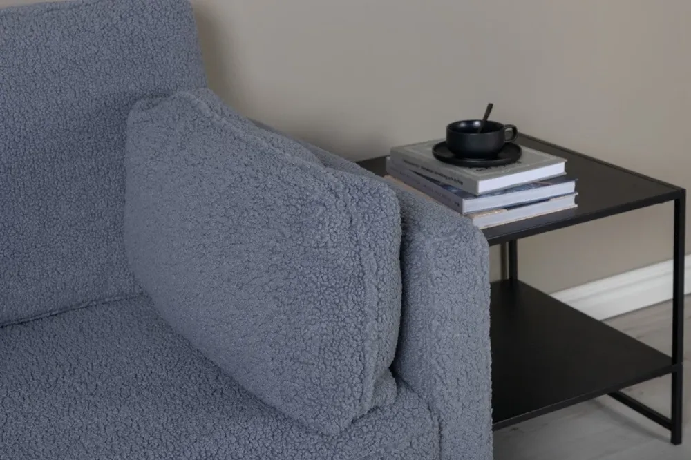BRAM Fauteuil Renzo - Grijs Teddy