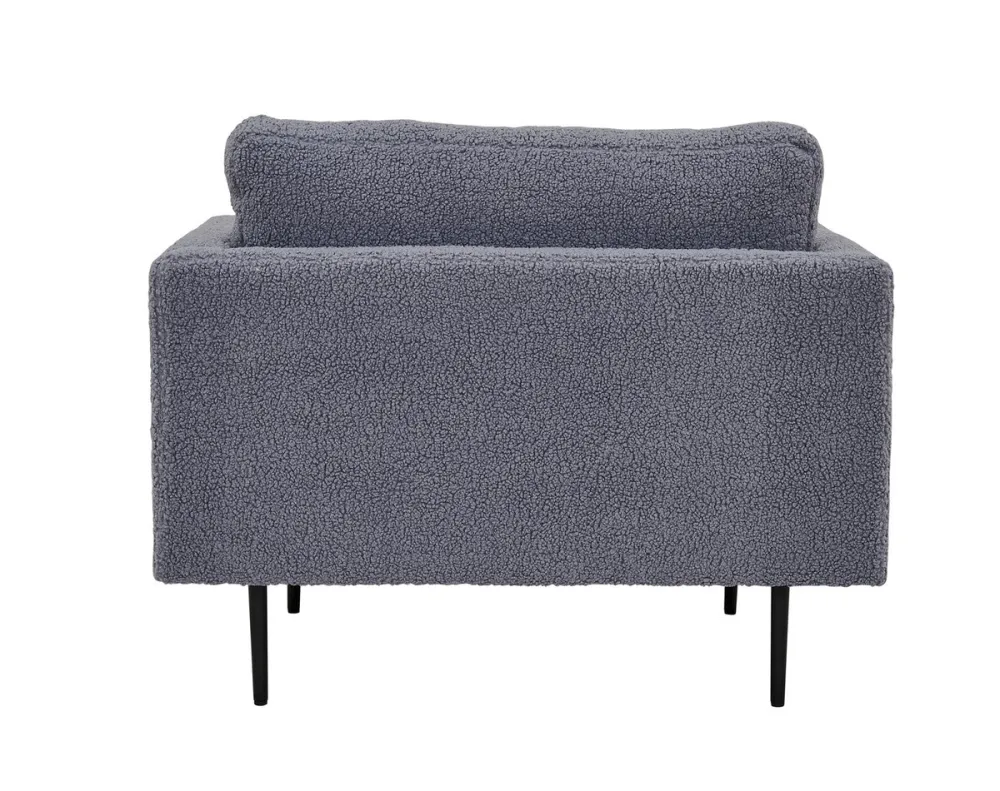 BRAM Fauteuil Renzo - Grijs Teddy