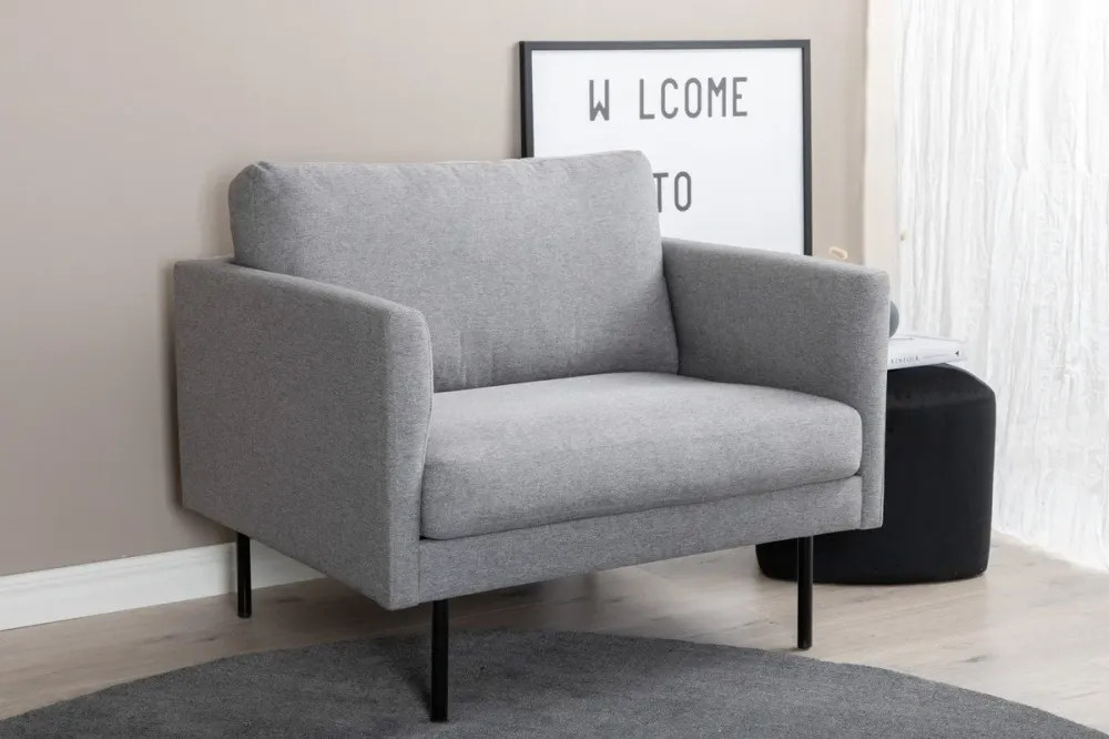 BRAM Fauteuil Rowen - Grijs