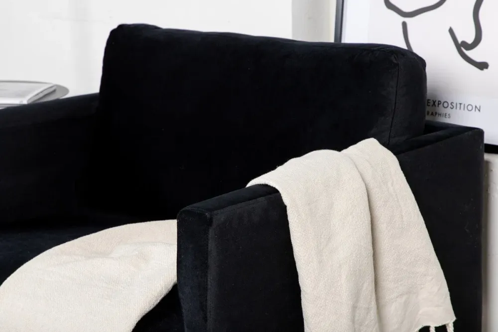 BRAM Fauteuil Rowen - Zwart