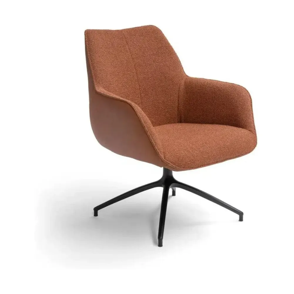 Bree's New World Kiq fauteuil draaibaar Rancho Cognac Monza 27