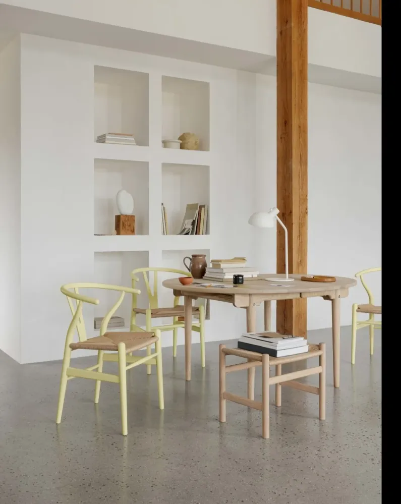 Carl Hansen & Søn CH24 Wishbone Soft eetkamerstoel Hollyhock