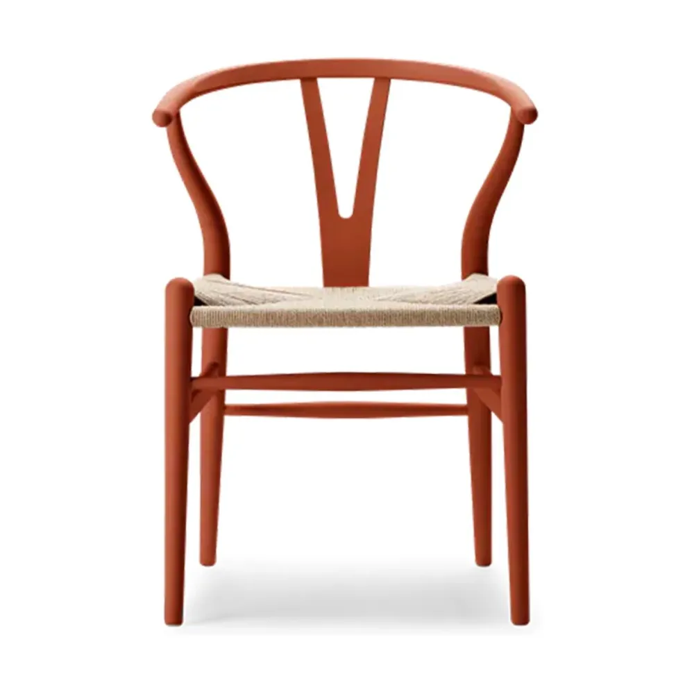 Carl Hansen & Søn CH24 Wishbone Soft eetkamerstoel Terracotta
