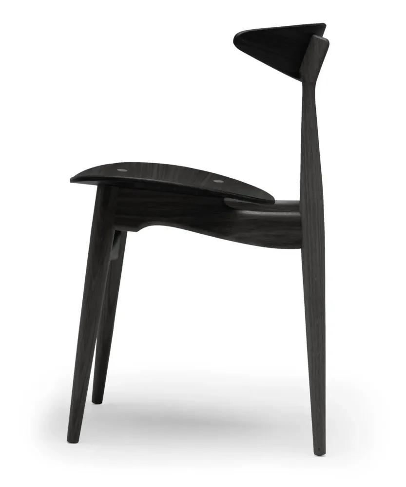 Carl Hansen & Søn CH33T Stoel - Gekleurd Eikenhout zwart