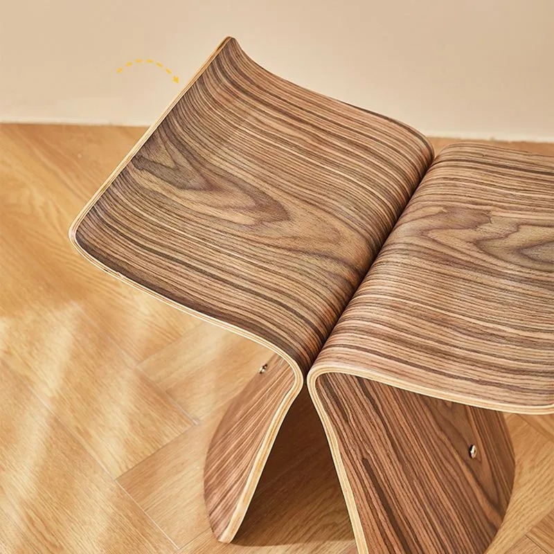 15,7" hoge schraagbijzettafel Scandinavische massief houten bijzettafel Clearhalo