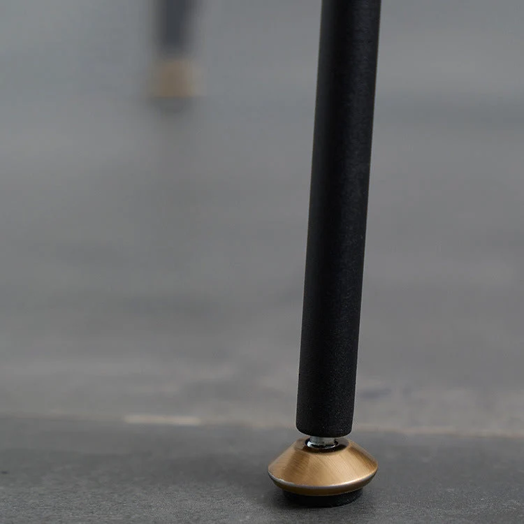 31,50" industriële bar- en tegenkruk lage rugleuning met 4 poten zwart Clearhalo