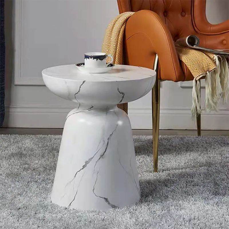 40,5 cm B x 15,75 inch D x 17,72 inch H Bijzettafel Ronde Voetstuk Bijzettafel Clearhalo