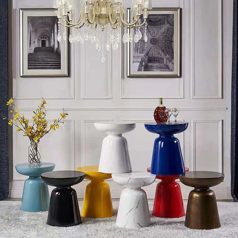 40,5 cm B x 15,75 inch D x 17,72 inch H Bijzettafel Ronde Voetstuk Bijzettafel Clearhalo