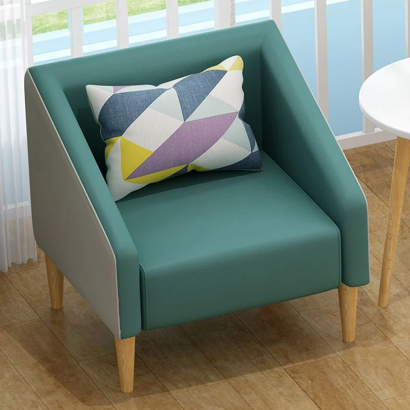 Armen inbegrepen Barrel Chair Kussen Rug Accentstoel, 60,5 cm B √ó 23,62" L √ó 30,71" H Clearhalo